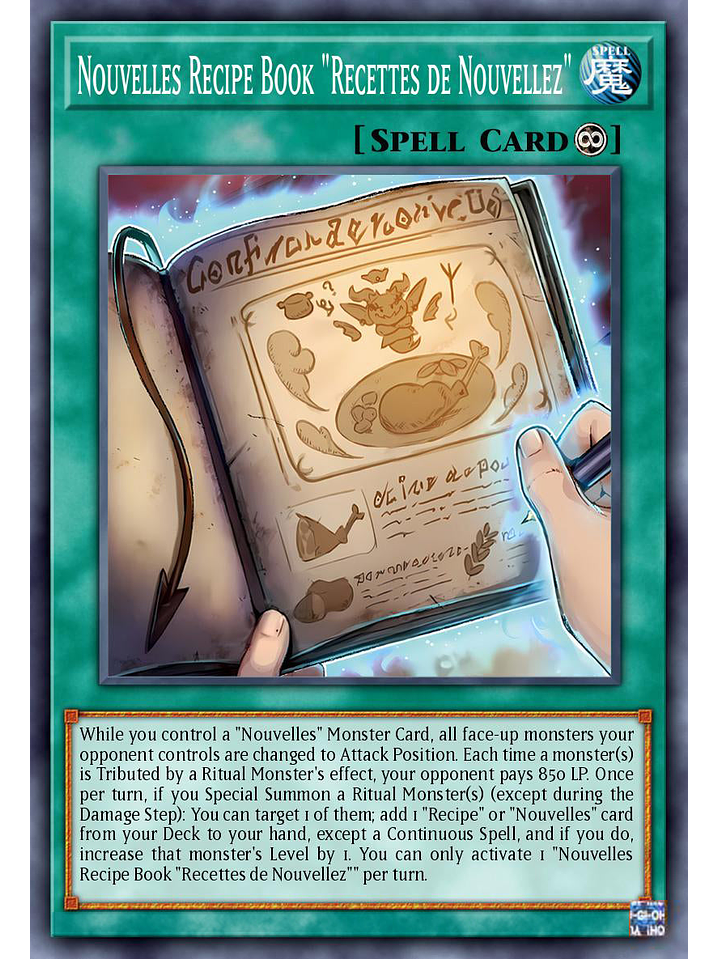 Nouvelles Recipe Book 