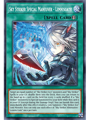 Sky Striker Special Maneuver - Lemnisgate! - DUAD-EN069 - Ultra Rare 1st Edition