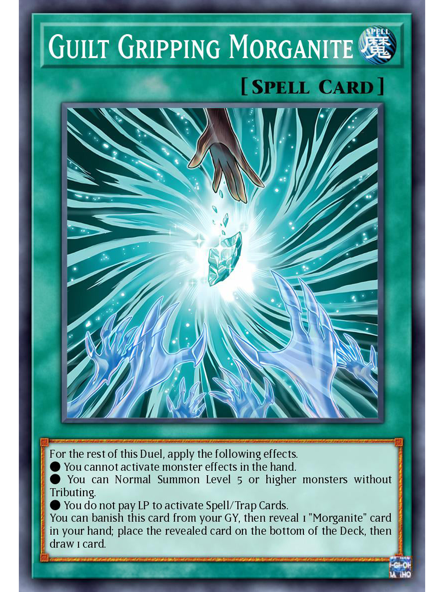 Guilt-Gripping Morganite - DUAD-EN070 - Super Rare 1st Edition 1