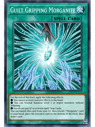 Guilt-Gripping Morganite - DUAD-EN070 - Super Rare 1st Edition