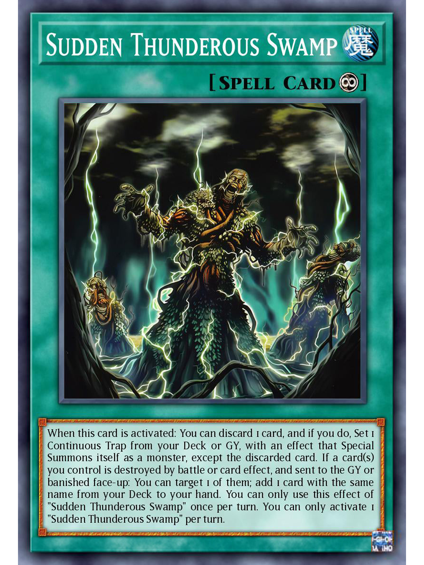 Sudden Thunder Swamp - DUAD-EN072 - Common 1st Edition 1