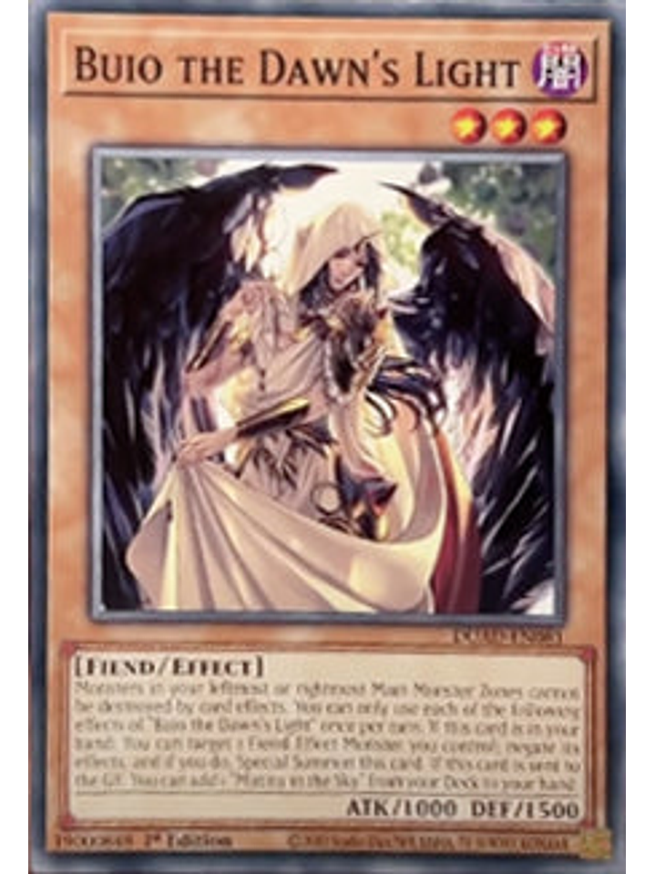 Buio the Dawn's Light - DUAD-EN081 - Common 1st Edition 1