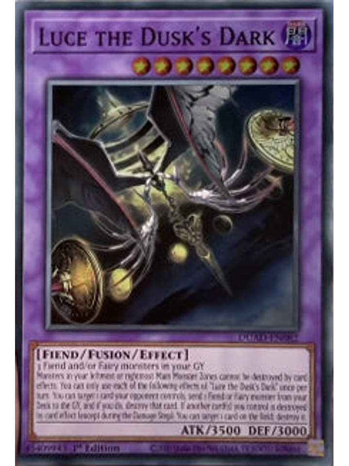 Luce the Dusk's Dark - DUAD-EN082 - Super Rare 1st Edition 1
