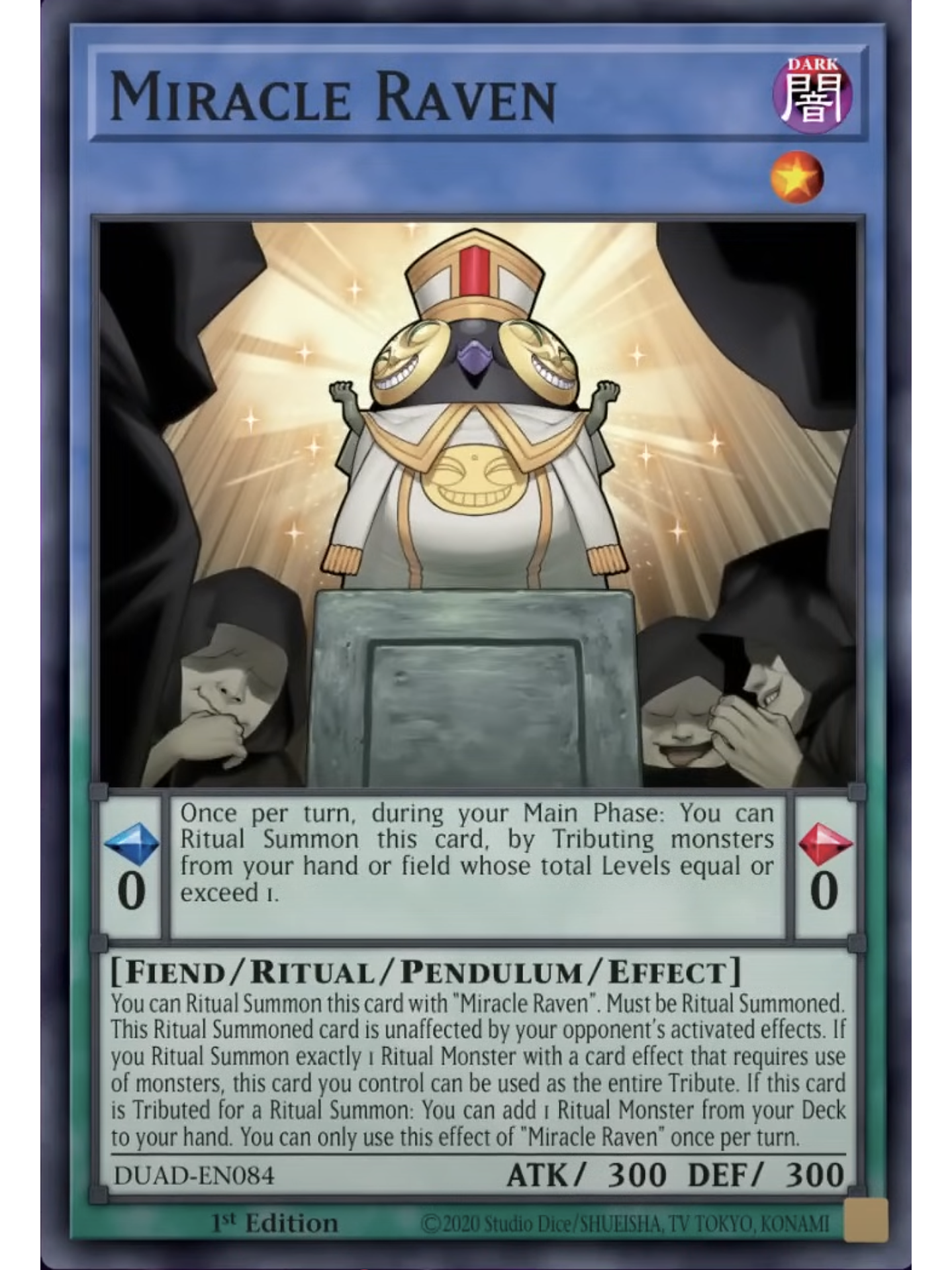 Miracle Raven - DUAD-EN084 - Common 1st Edition 1