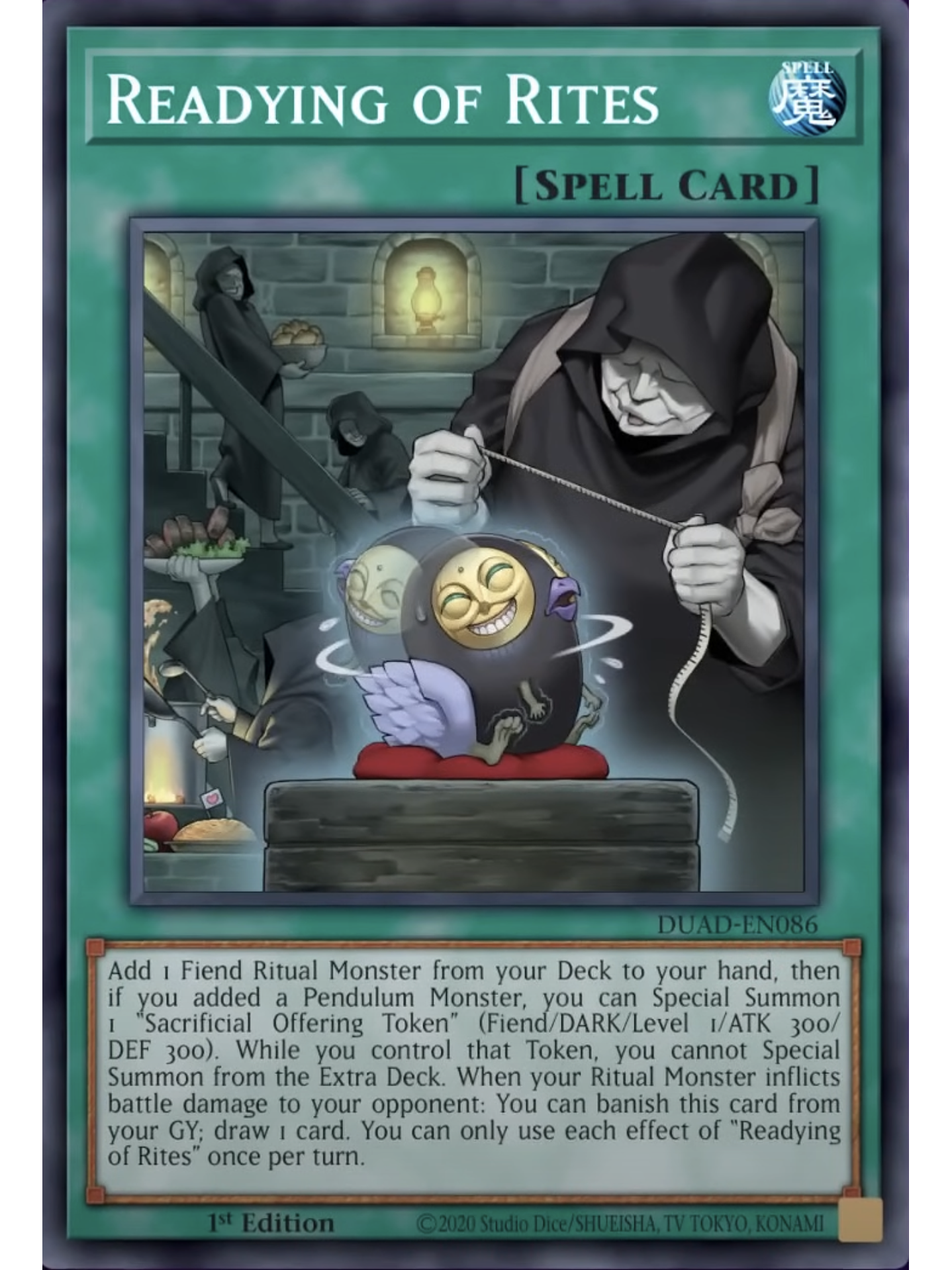 Readying of Rites - DUAD-EN086 - Super Rare 1st Edition 1