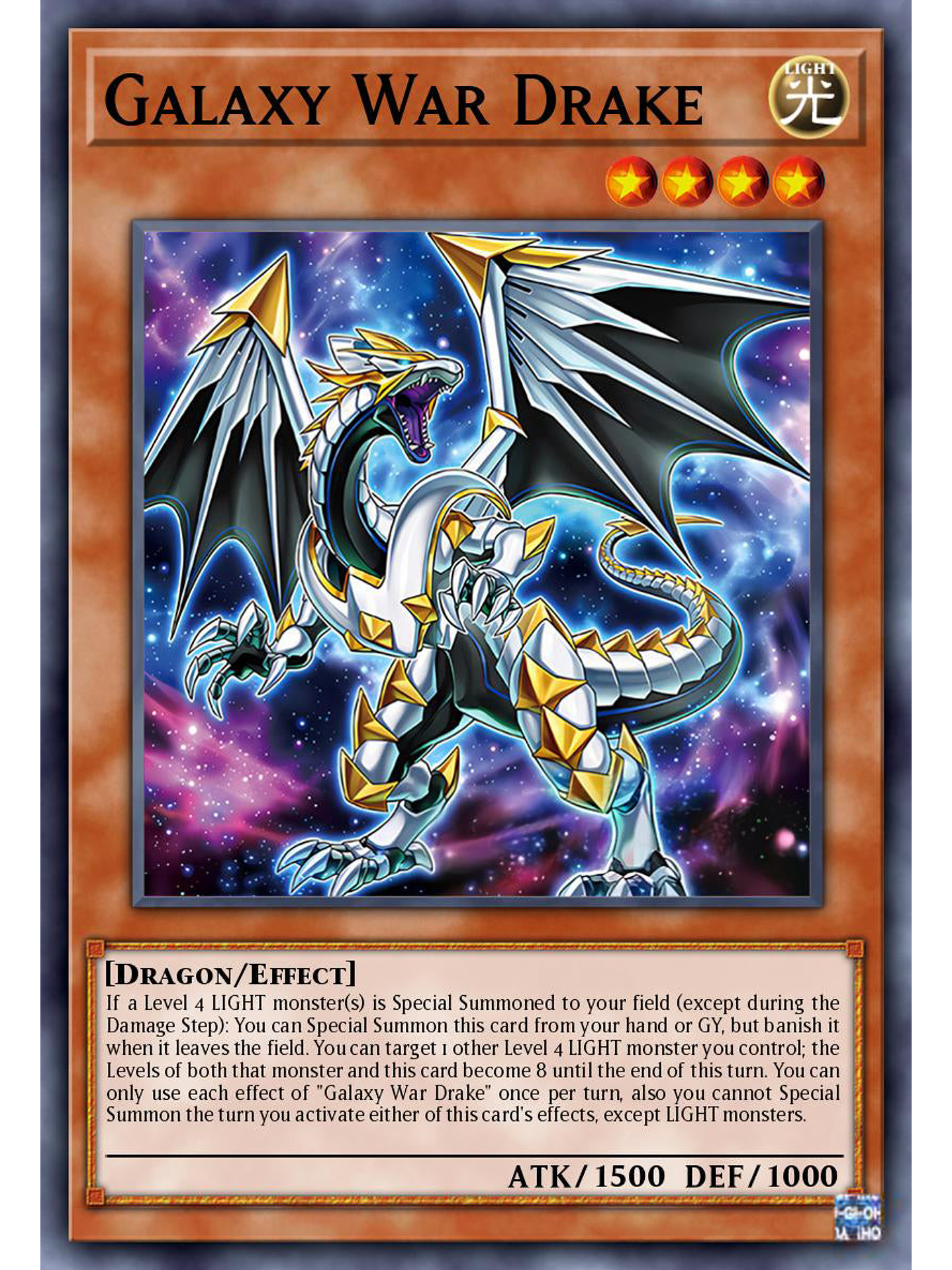 Galaxy War Drake - DUAD-EN097 - Super Rare 1st Edition 1