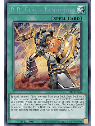 R.B. Stage Landing - DUAD-EN096 - Secret Rare 1st Edition