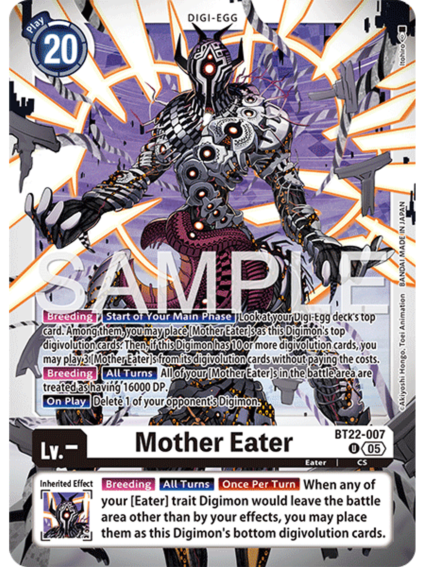 BT22-007 U Mother Eater 1