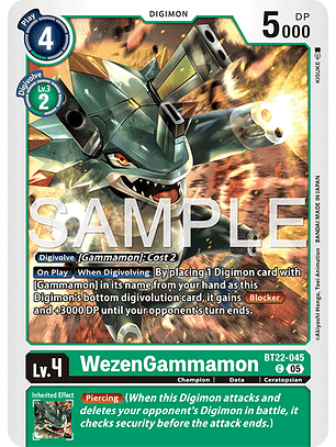 BT22-045 C WezenGammamon