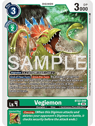 BT22-049 U Vegiemon
