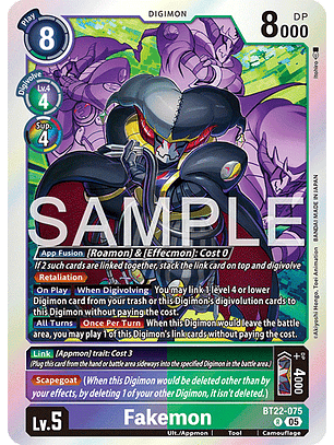 BT22-075 R Fakemon