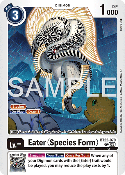 BT22-079 C Eater -Species Form-