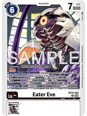 BT22-081 U Eater Eve