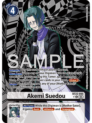 BT22-095 (Alternate Art) Akemi Suedou