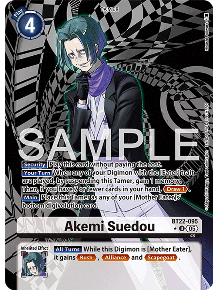 BT22-095 (Alternate Art) Akemi Suedou 1
