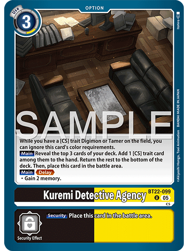 BT22-099 U Kuremi Detective Agency 1