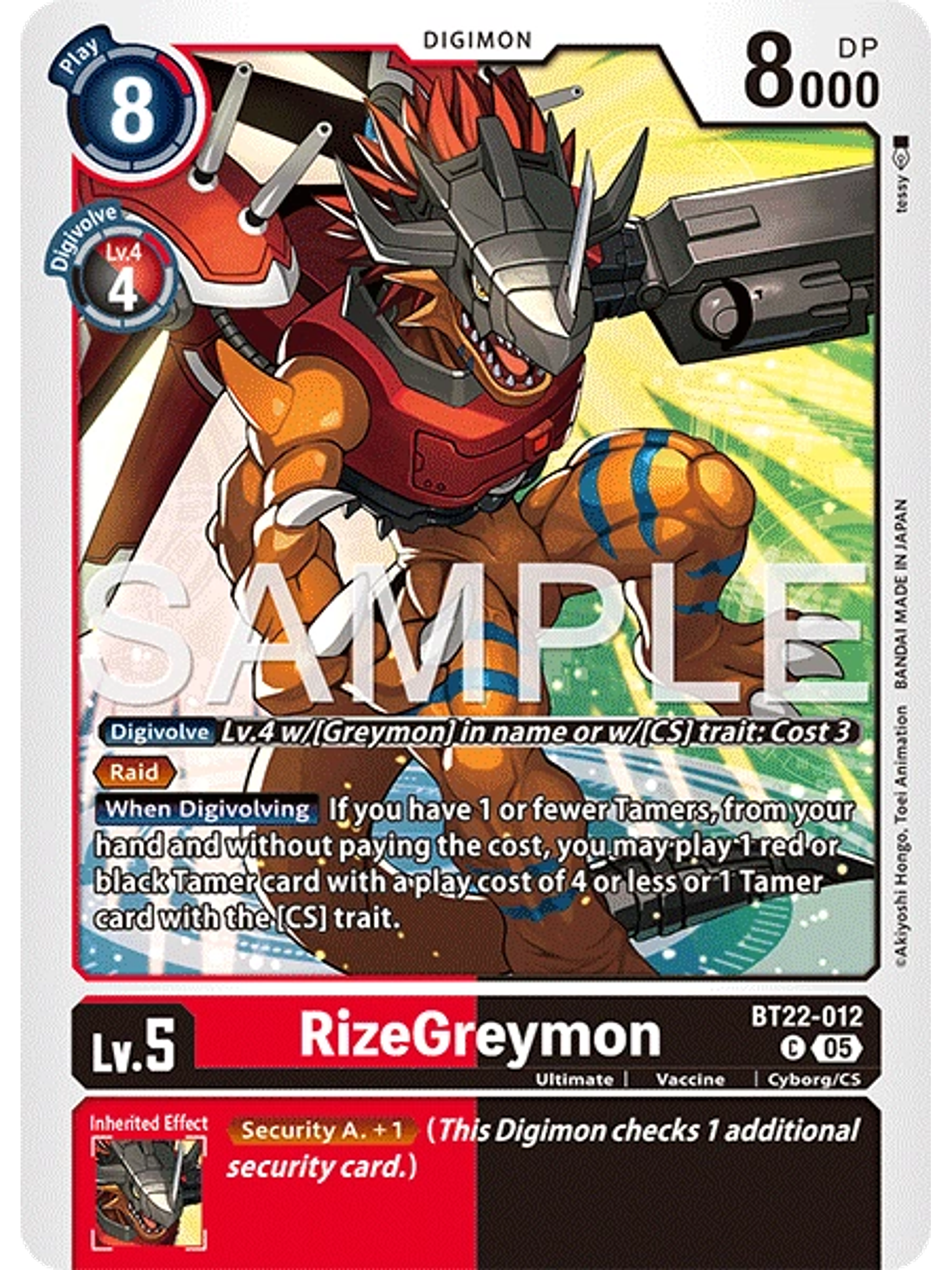 BT22-012 C RizeGreymon 1