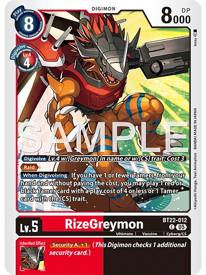 BT22-012 C RizeGreymon 1