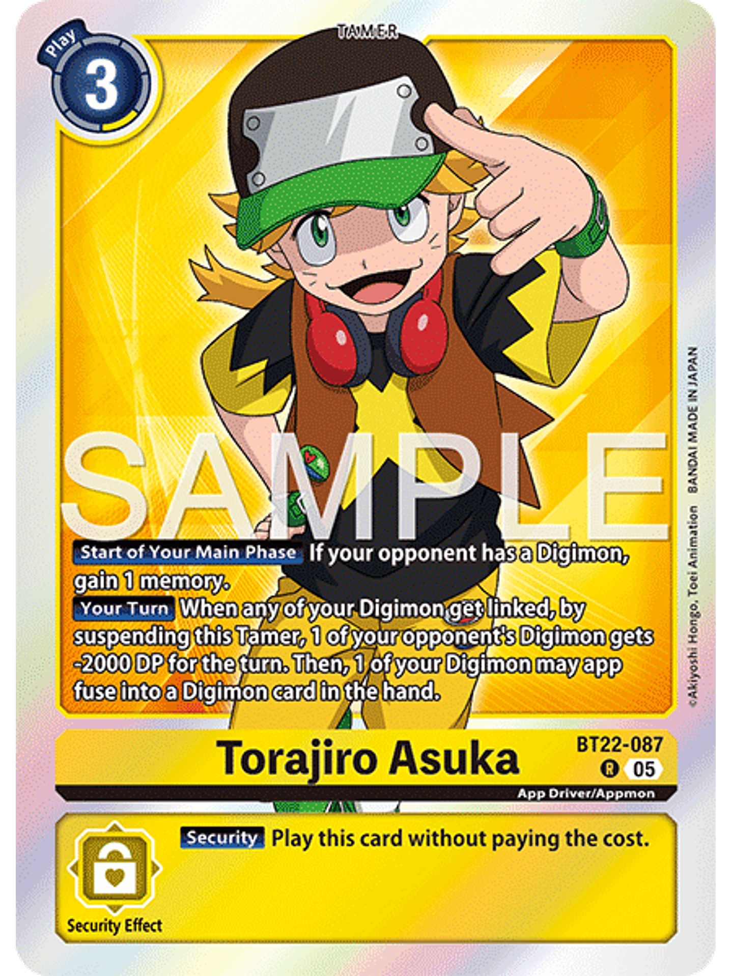 BT22-087 R Torajiro Asuka 1