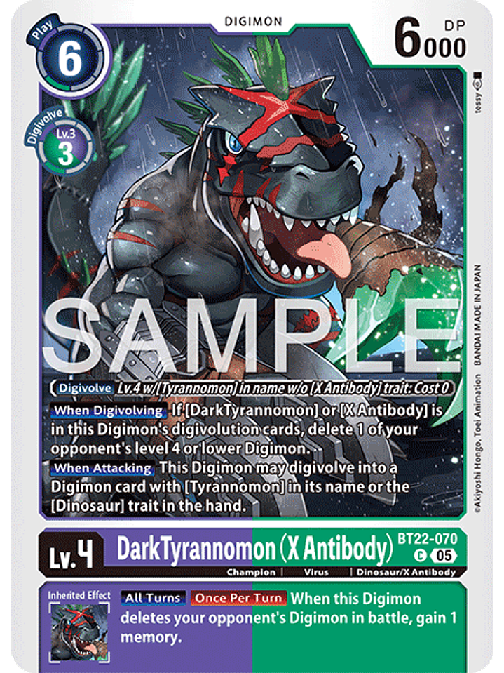 BT22-070 C DarkTyrannomon (X Antibody) 1