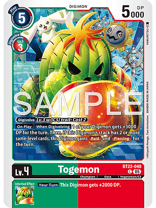 BT22-048 C Togemon