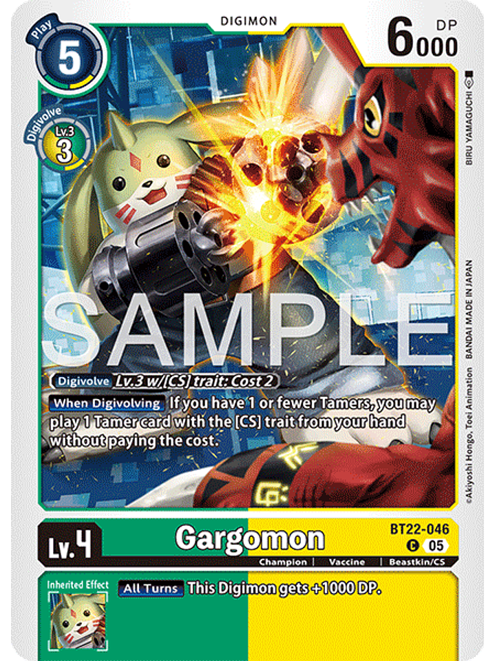 BT22-046 C Gargomon 1