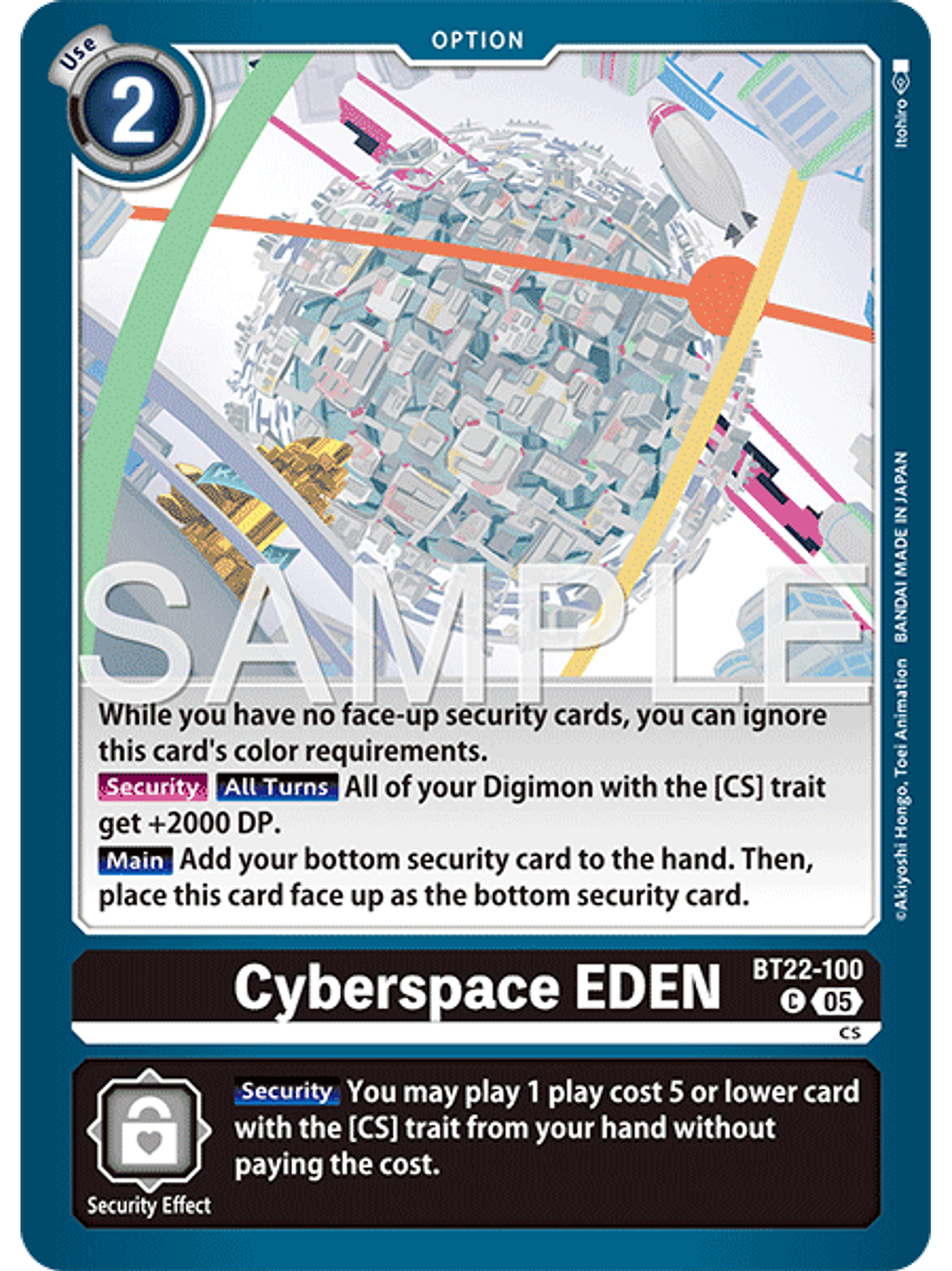 BT22-100 C Cyberspace EDEN 1