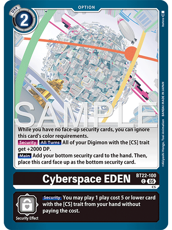 BT22-100 C Cyberspace EDEN 1