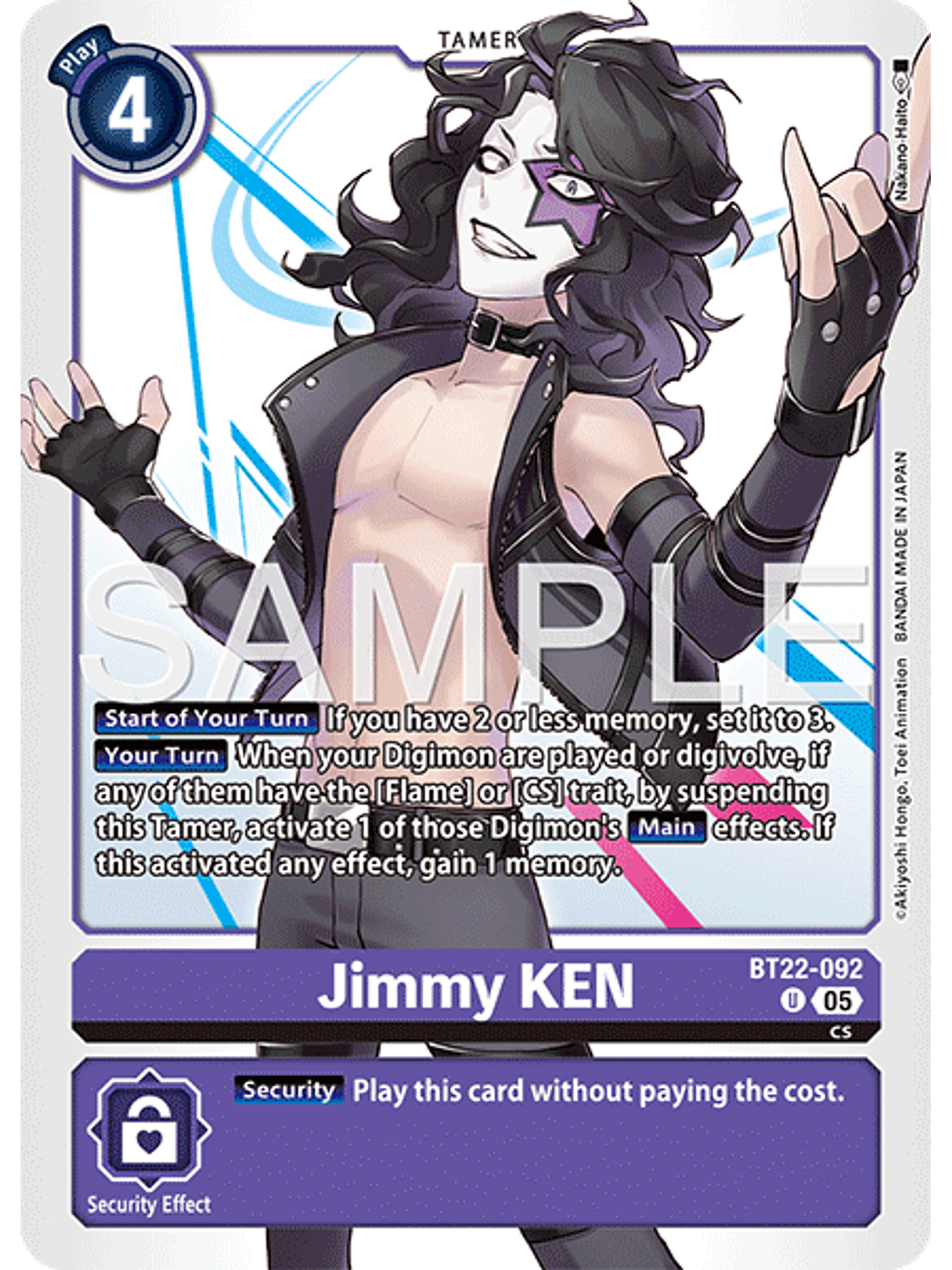 BT22-092 U Jimmy KEN 1