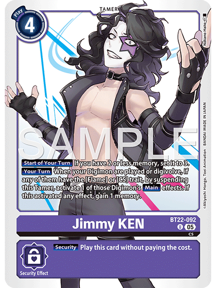BT22-092 U Jimmy KEN 1