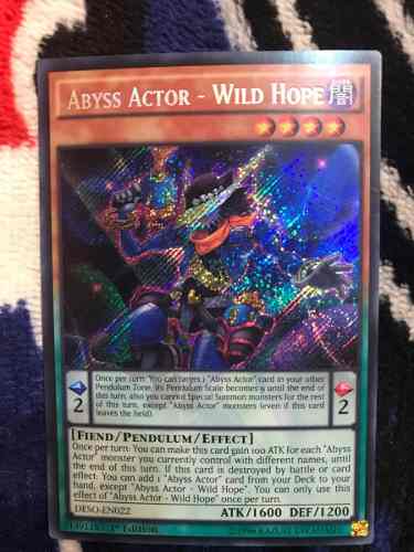 Abyss Actor - Wild Hope - deso-en022 - Secret Rare 1st Editi