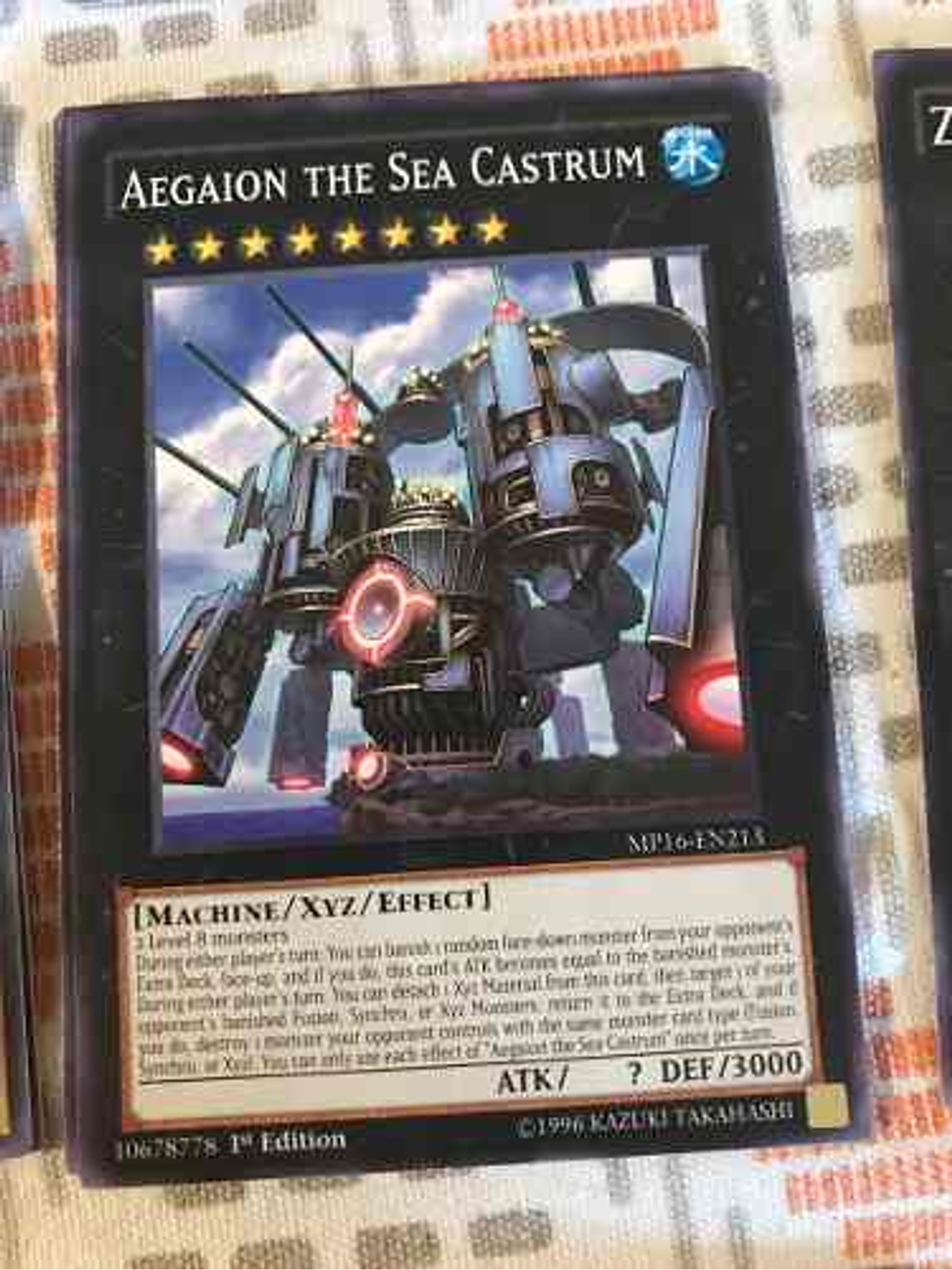 Aegaion The Sea Castrum - mp16-en213 - Common 1st Edition 1