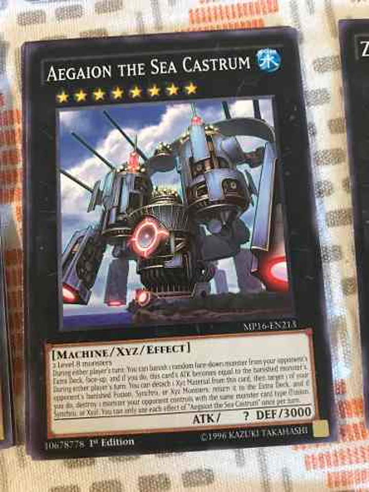 Aegaion The Sea Castrum - mp16-en213 - Common 1st Edition 1