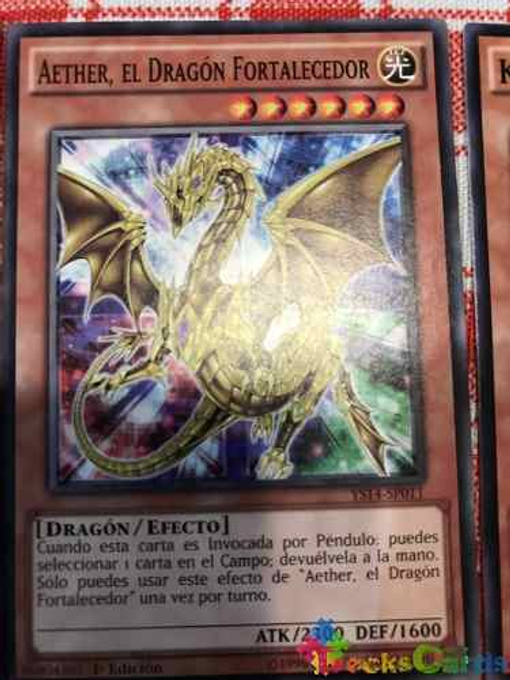 Aether, The Empowering Dragon - ys14-en011 - Common 1st Edit 1