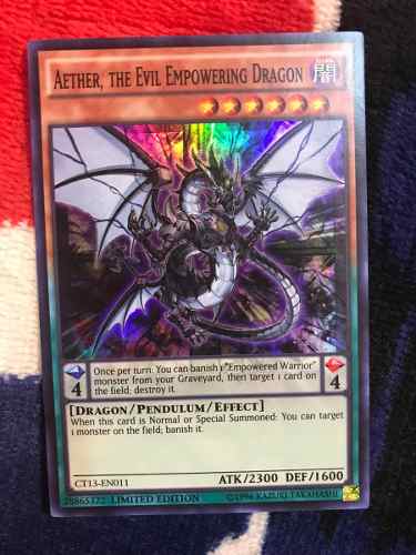 Aether, The Evil Empowering Dragon - ct13-en011 - Super Rare