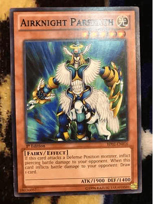 Airknight Parshath - bp02-en016 - Rare 1st Edition