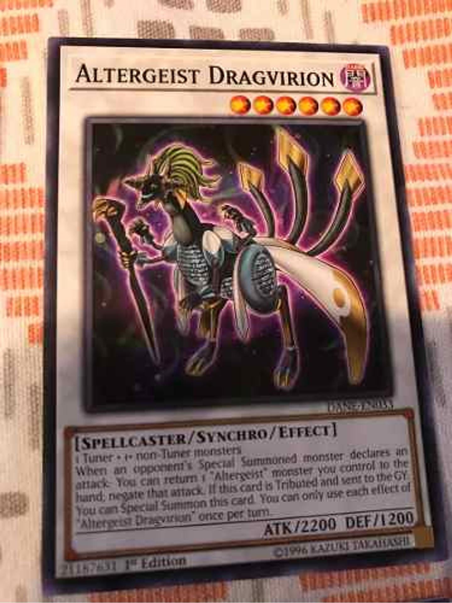 Altergeist Dragvirion - dane-en033 - Common 1st Edition 1