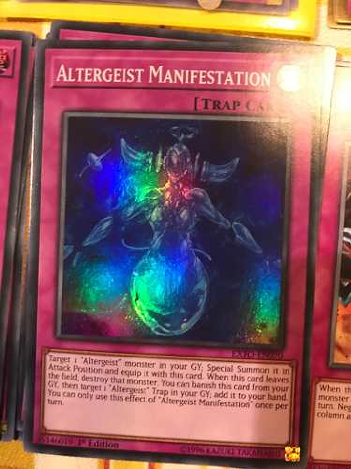 Altergeist Manifestation - exfo-en070 - Super Rare 1st Edition 1