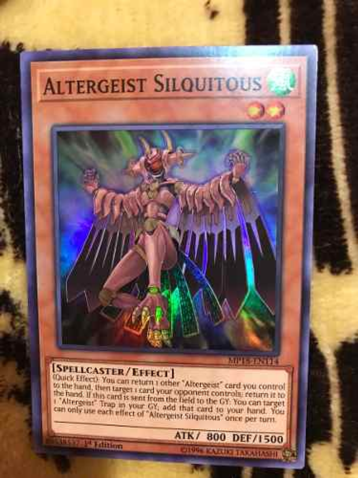 Altergeist Silquitous - Mp18-en114 - Super Rare 1st Edition 1