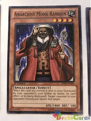 Anarchist Monk Ranshin - bp02-en092 - Common 1st Edition