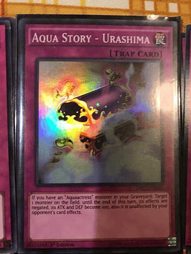 Aqua Story - Urashima - drl2-en045 - Super Rare 1st Edition