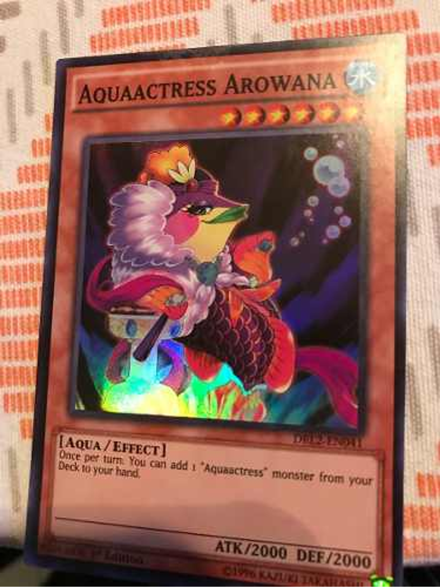 Aquaactress Arowana - drl2-en041 - Super Rare 1st Edition 1