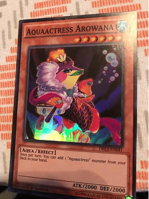 Aquaactress Arowana - drl2-en041 - Super Rare 1st Edition
