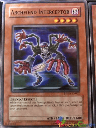 Archfiend Interceptor - tshd-en007 - Common Unlimited
