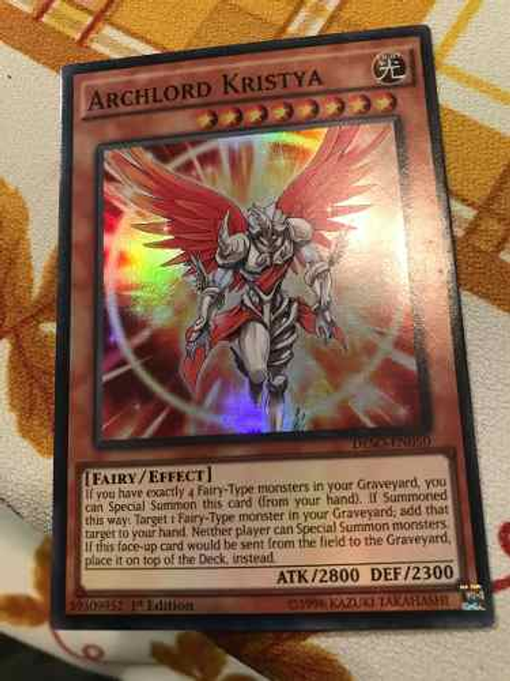 Archlord Kristya - deso-en050 - Super Rare 1st Edition 1
