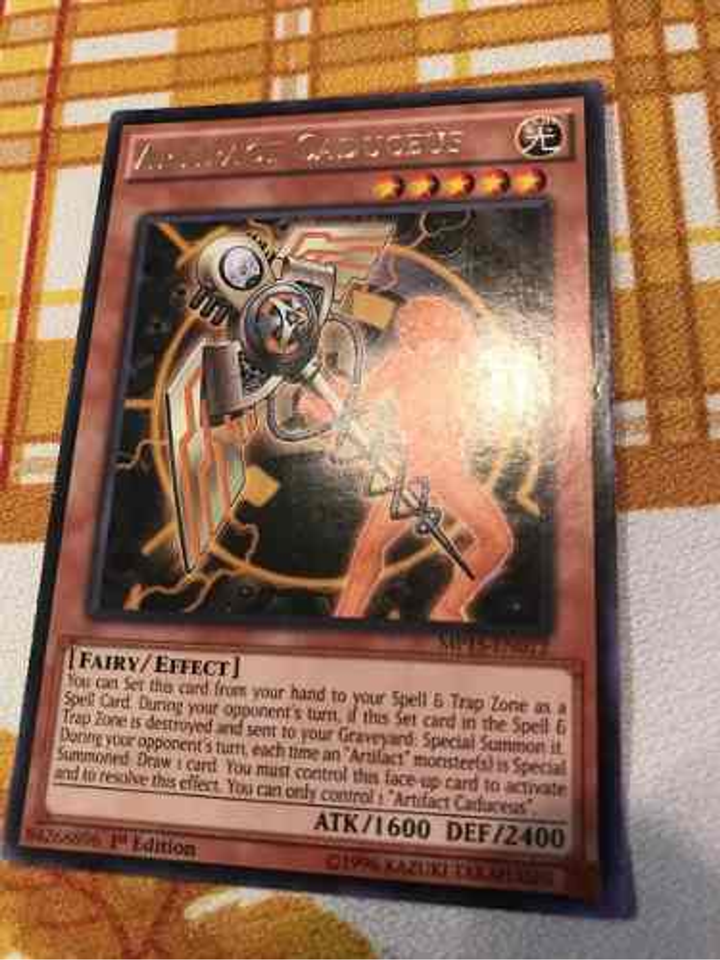 Artifact Caduceus - mp15-en012 - Rare 1st Edition 1