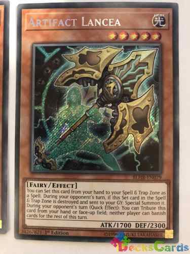 Artifact Lancea - blhr-en079 - Secret Rare 1st Edition