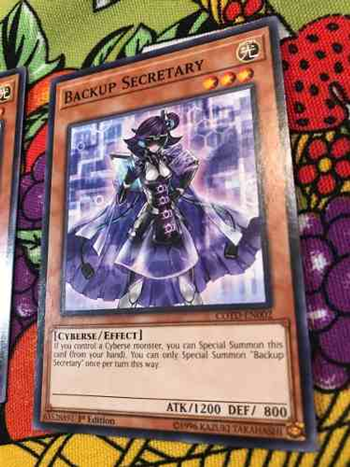 Backup Secretary - cotd-en002 - Common 1st Edition 1