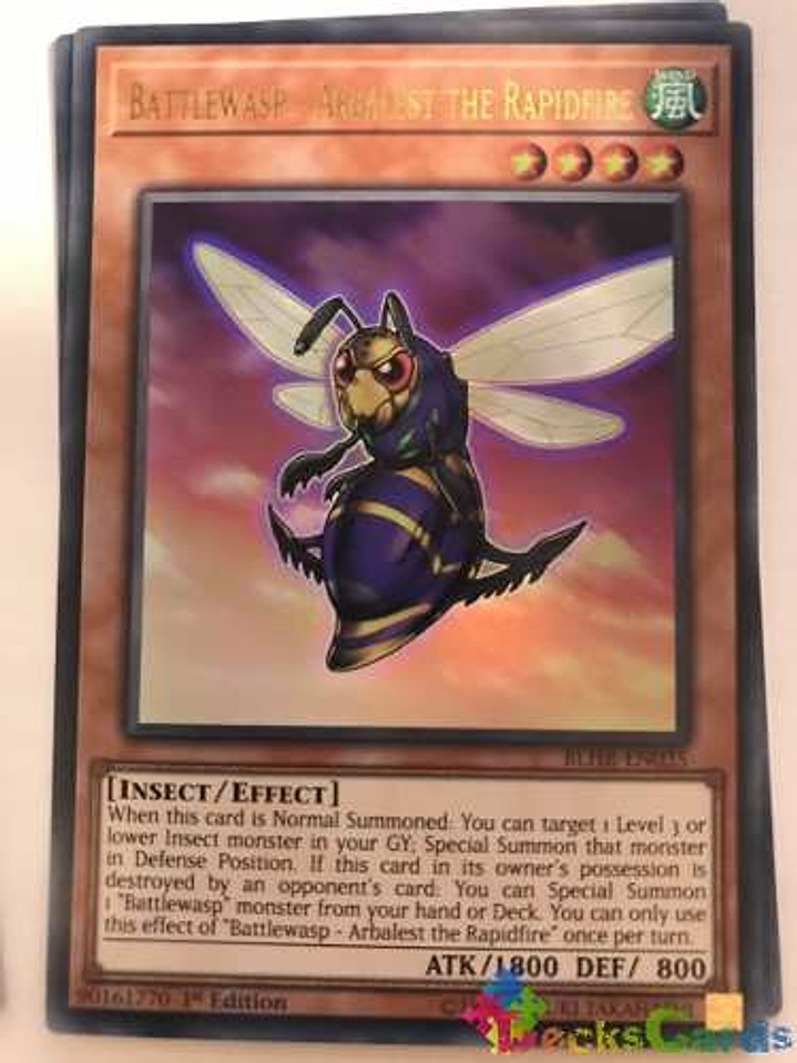Battlewasp - Arbalest the Rapidfire - BLHR-EN035 - Ultra Rare 1st Edition 1