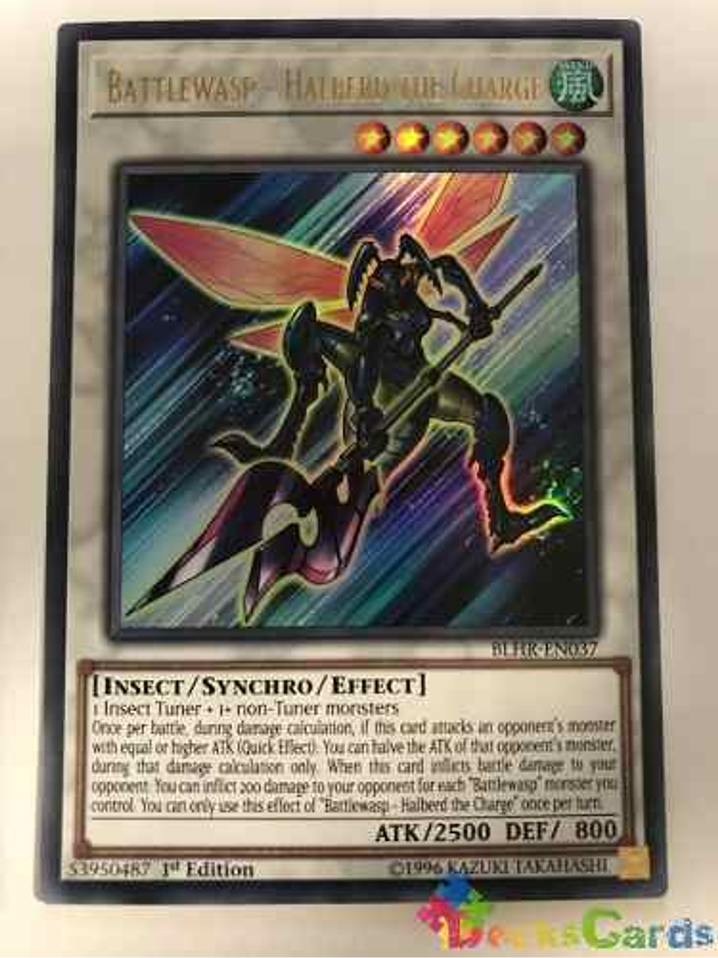Battlewasp - Halberd The Charge - blhr-en037 - Ultra Rare 1st Edition 1